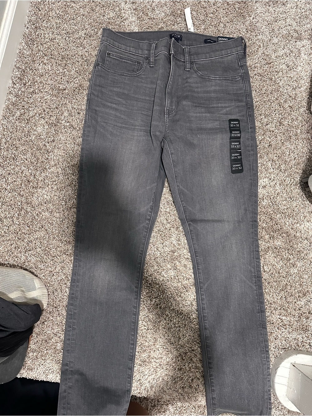 J. Crew Men's Slim Gray Skinny Jeans